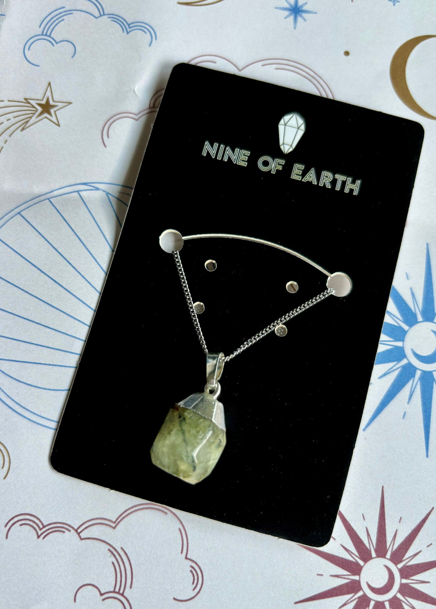 Mystic Prehnite Talisman Necklace