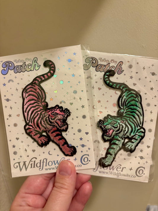 2pk of Tiger Patches by "Wildflower + Co."