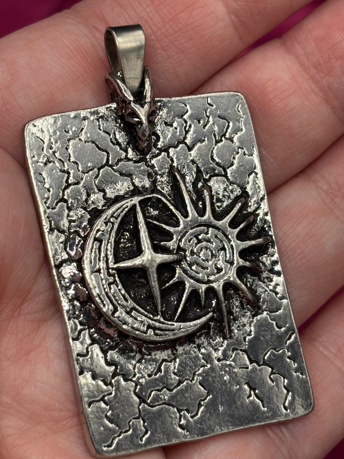 Sun Moon & Stars Men's Gothic Pendant