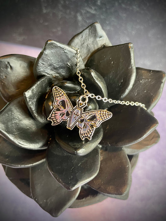 Gothic Butterfly Necklace