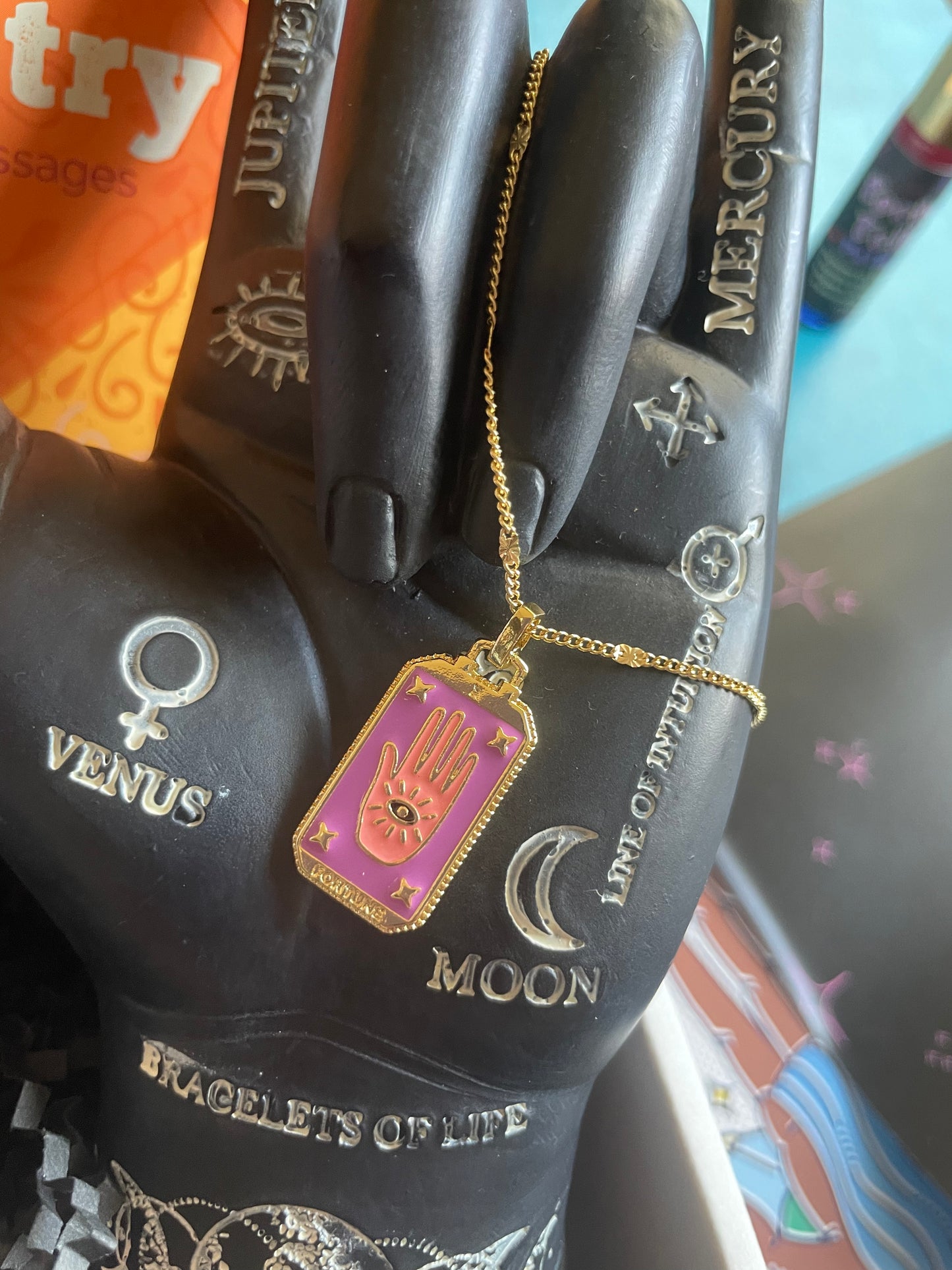 Good Fortune Tarot Necklace
