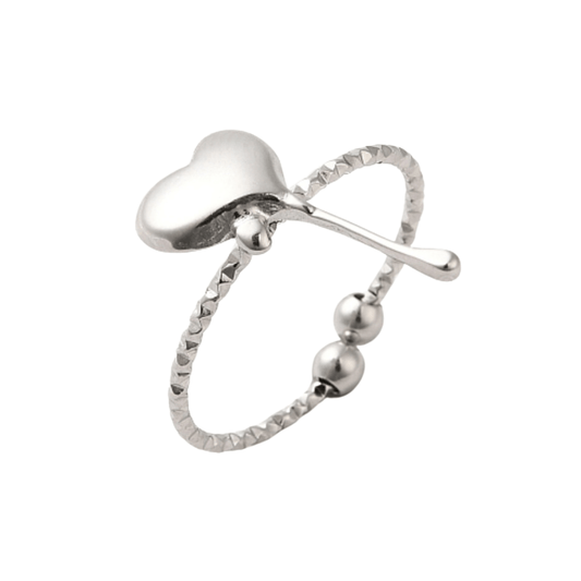 Dripping Heart Ring - Nine of Earth