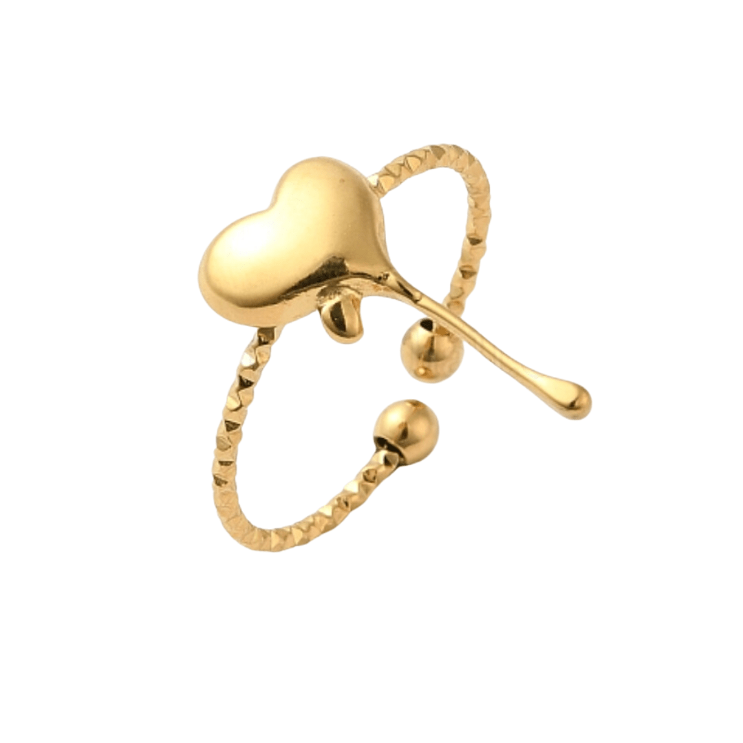 Dripping Heart Ring - Nine of Earth
