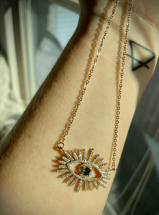 Evil Eye Talisman Necklace - Nine of Earth