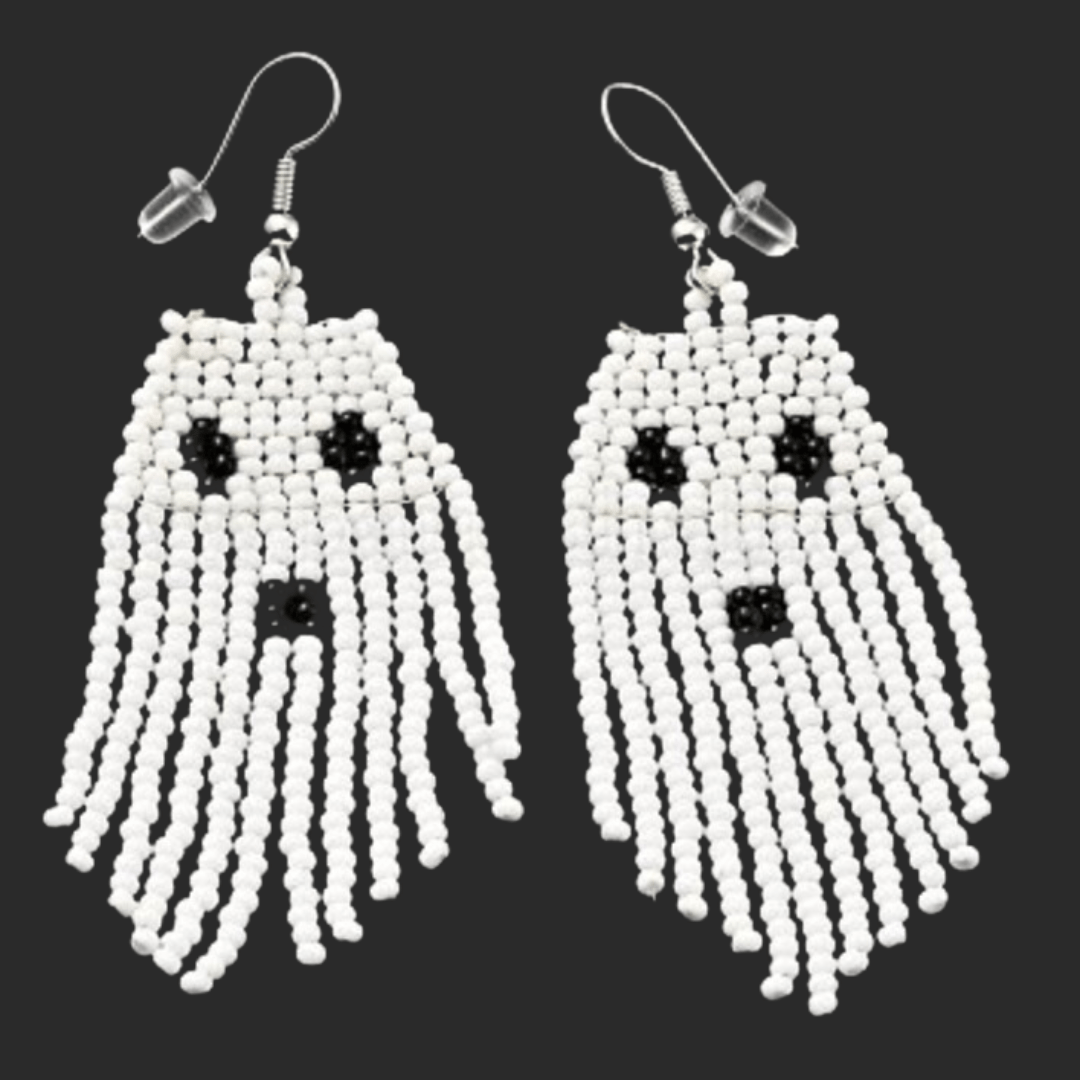 Ghostie Chandelier Earrings - Nine of Earth