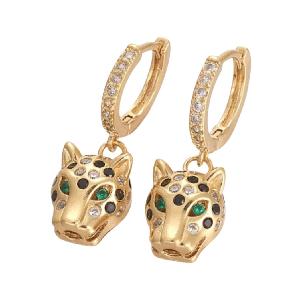 Leopard Earrings - Nine of Earth