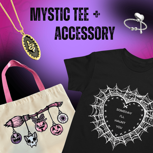 Mystic Mood T-shirt & Accessory - Nine of Earth