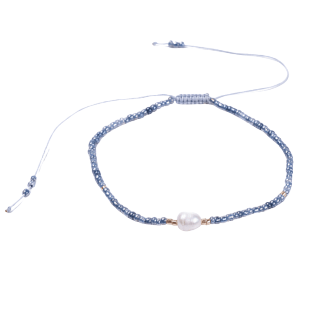 Pearl Adjustable Bracelet - Nine of Earth