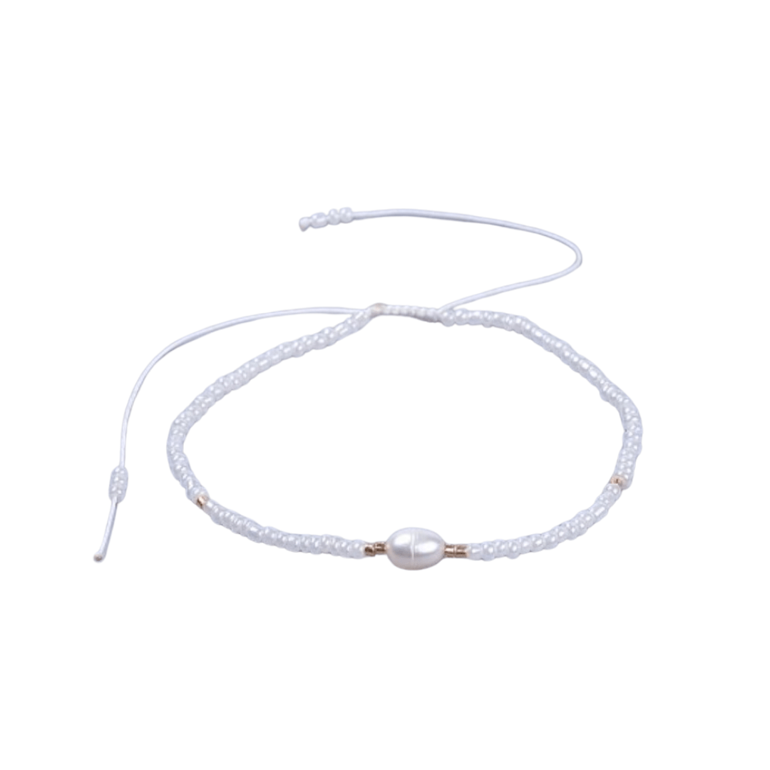 Pearl Adjustable Bracelet - Nine of Earth