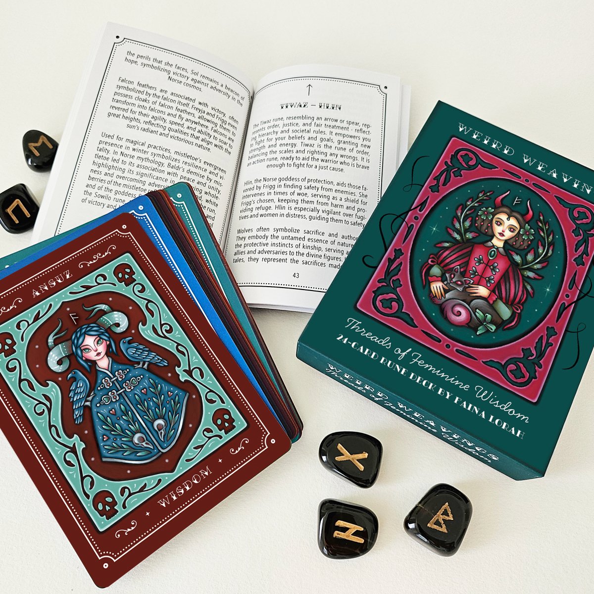 Weird Weavings Oracle Deck (Pre - order) - Nine of Earth