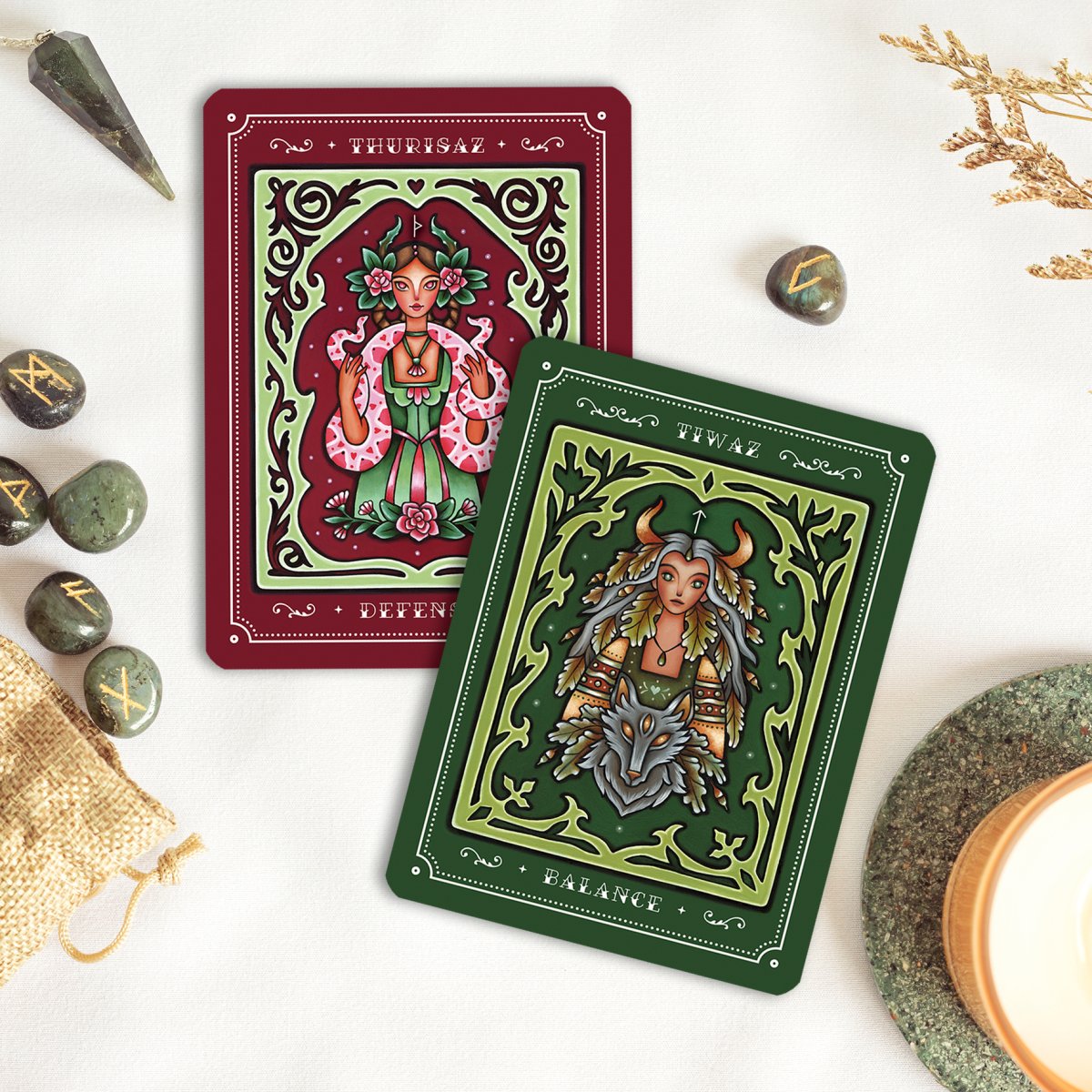 Weird Weavings Oracle Deck (Pre - order) - Nine of Earth