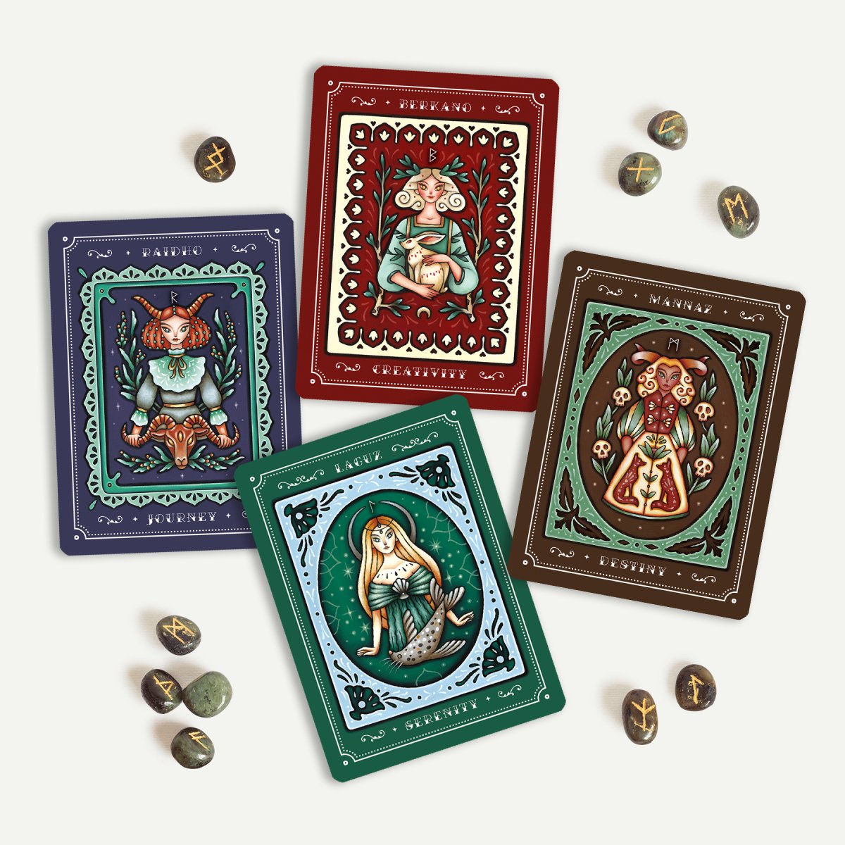 Weird Weavings Oracle Deck (Pre - order) - Nine of Earth
