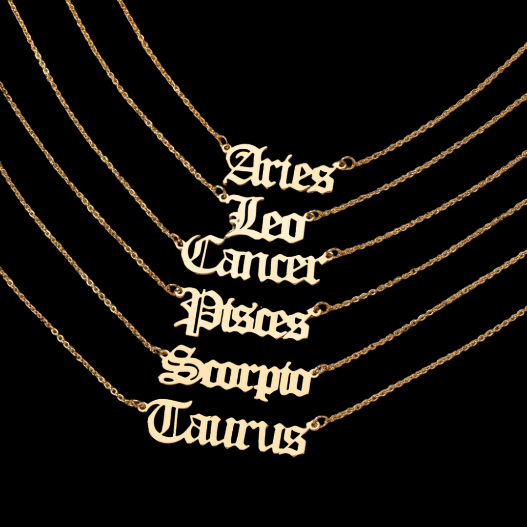 Zodiac Necklace - Nine of Earth