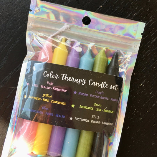 Color Therapy Candle Set - Nine of Earth