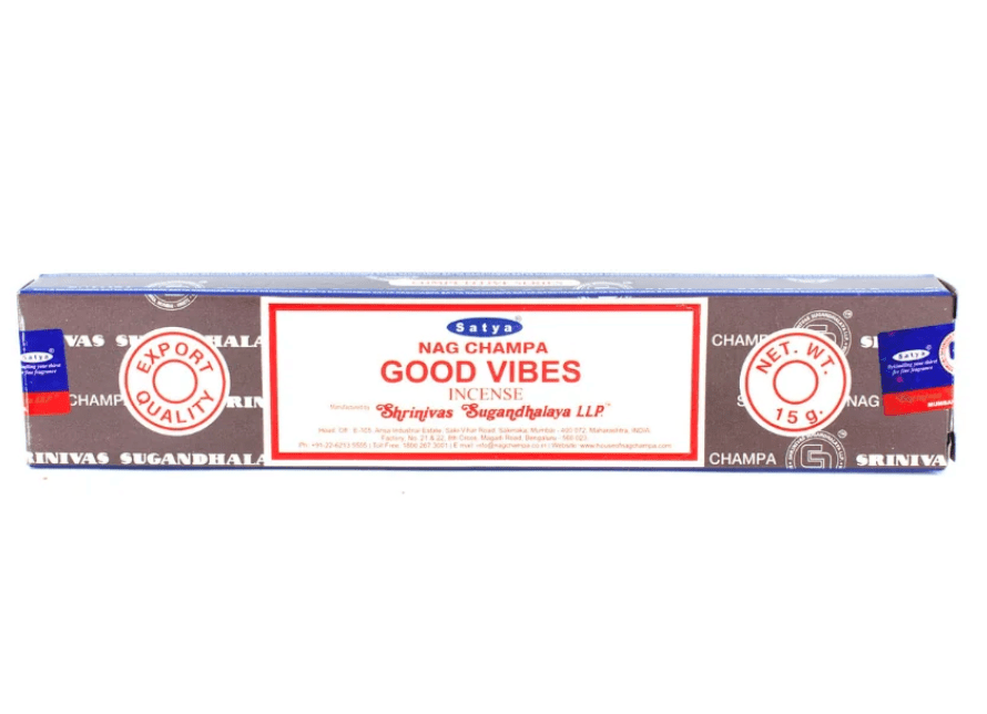 Good Vibes Incense by Satya - Nine of Earth