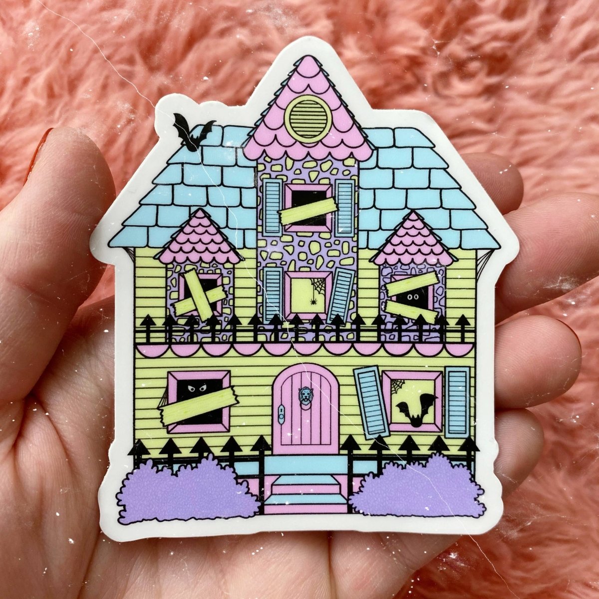 Haunted House Sticker - Nine of Earth