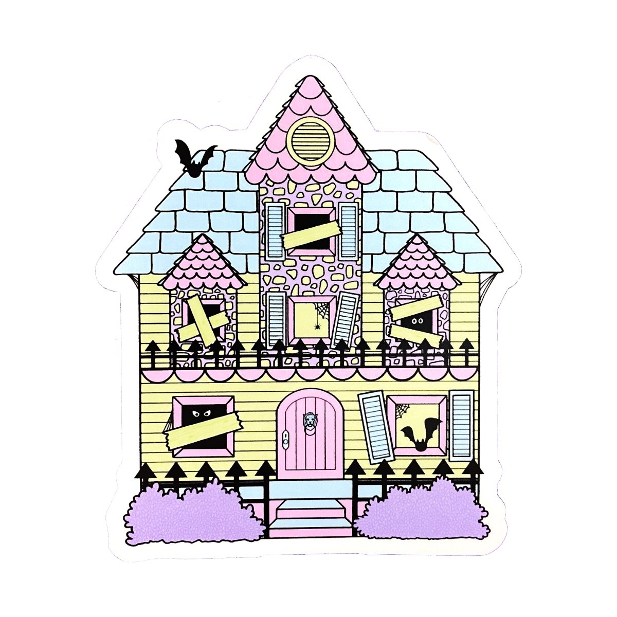 Haunted House Sticker - Nine of Earth