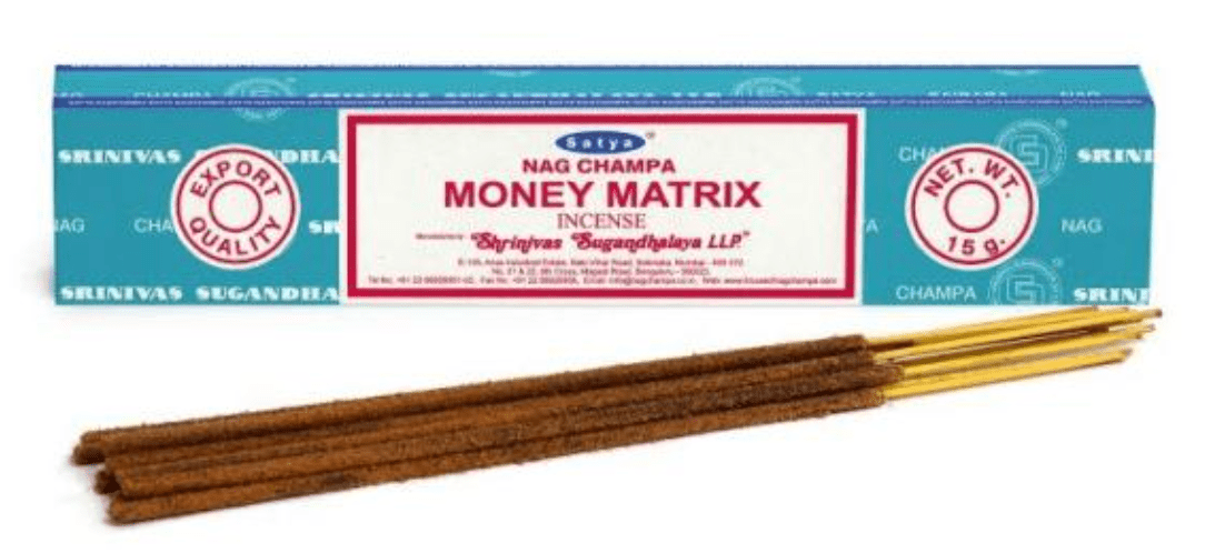 Money Matrix Incense by Satya - Nine of Earth