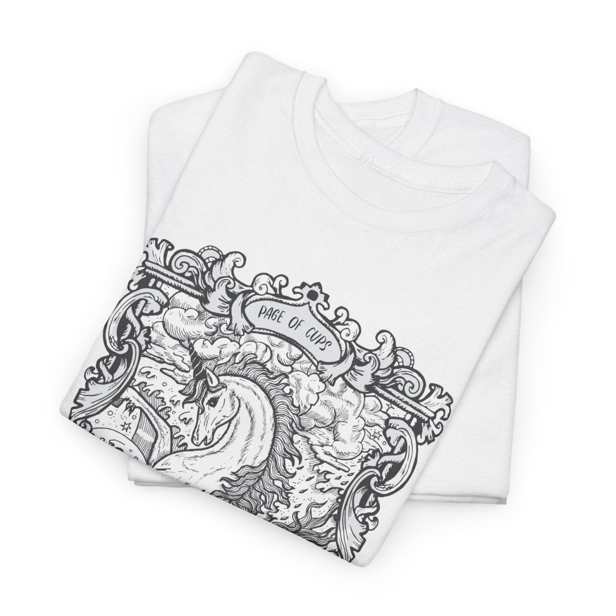 Page of Cups Unicorn Tee - Nine of Earth