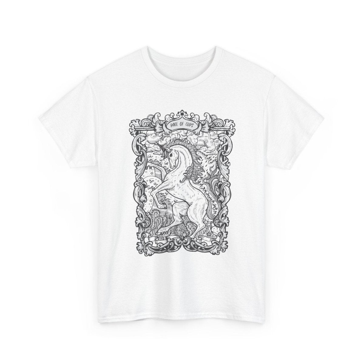 Page of Cups Unicorn Tee - Nine of Earth