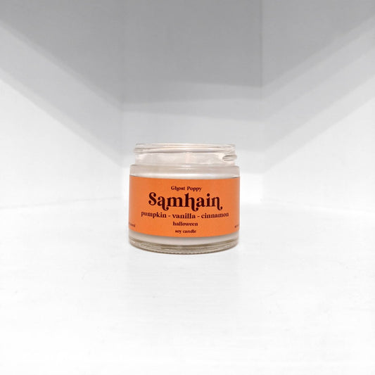 Samhain Halloween Mini Candle - Nine of Earth