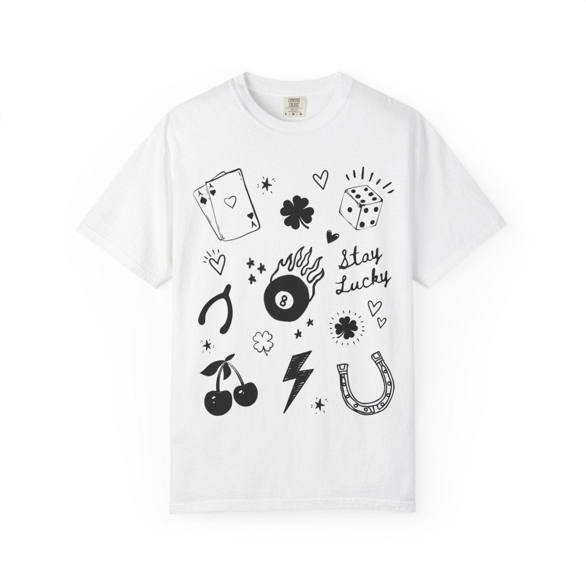 Stay Lucky Graphic T-Shirt - Nine of Earth