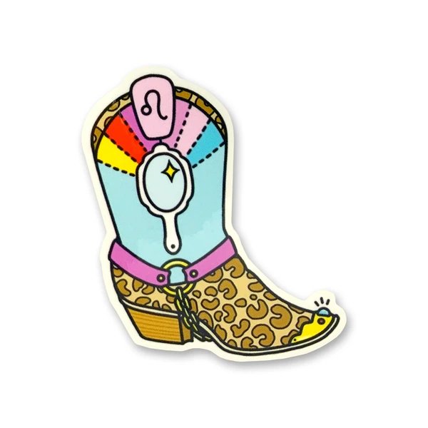 Zodiac Boots Sticker - Nine of Earth