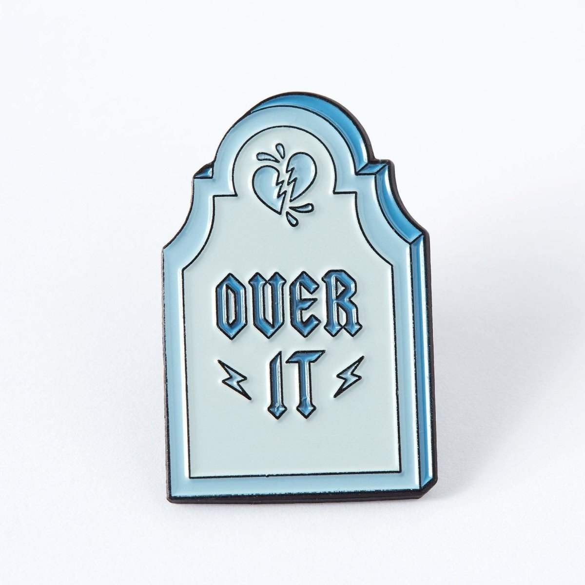 Over It Enamel Pin by "Punky Pins" - Nine of Earth