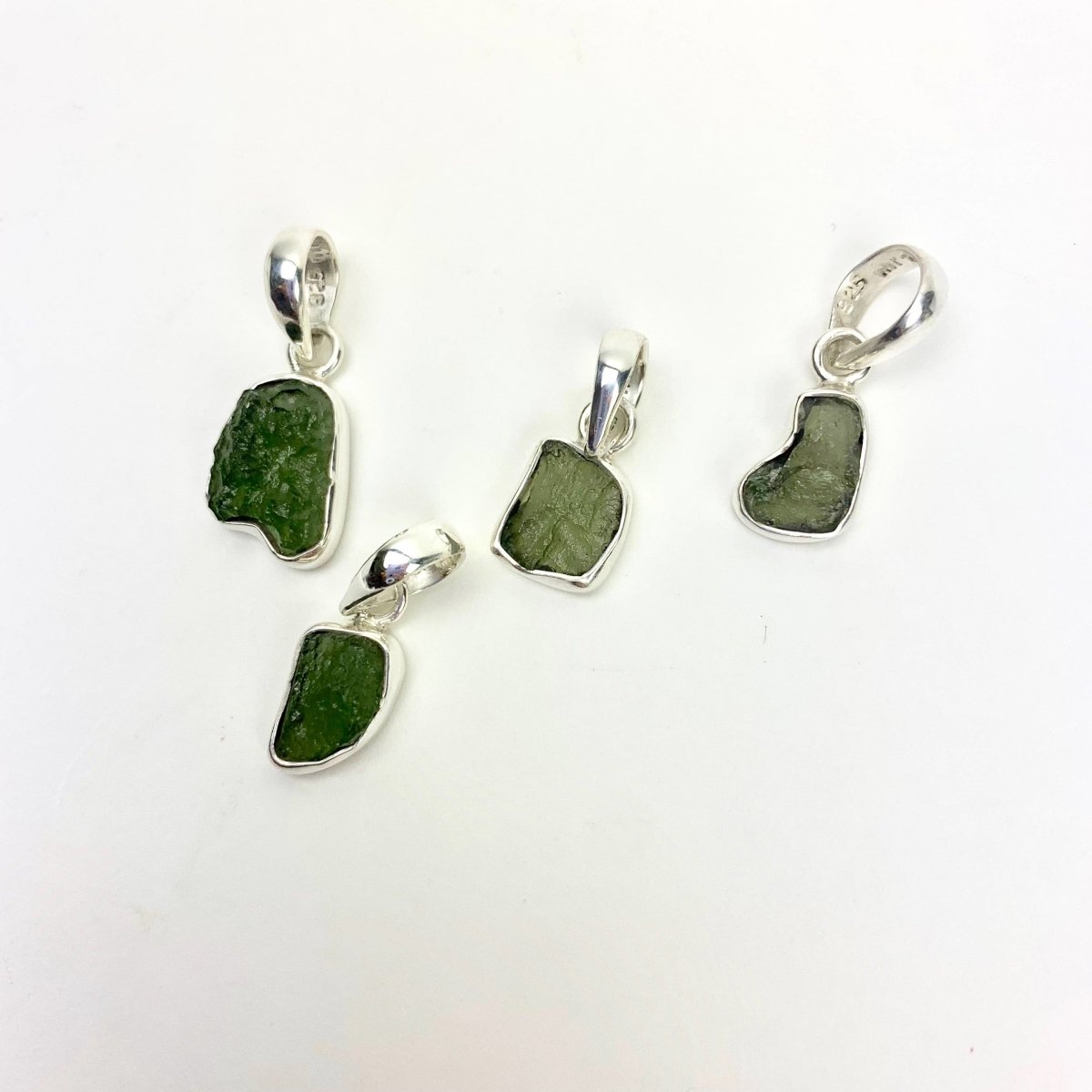 Rare Genuine Moldavite Necklace - Nine of Earth